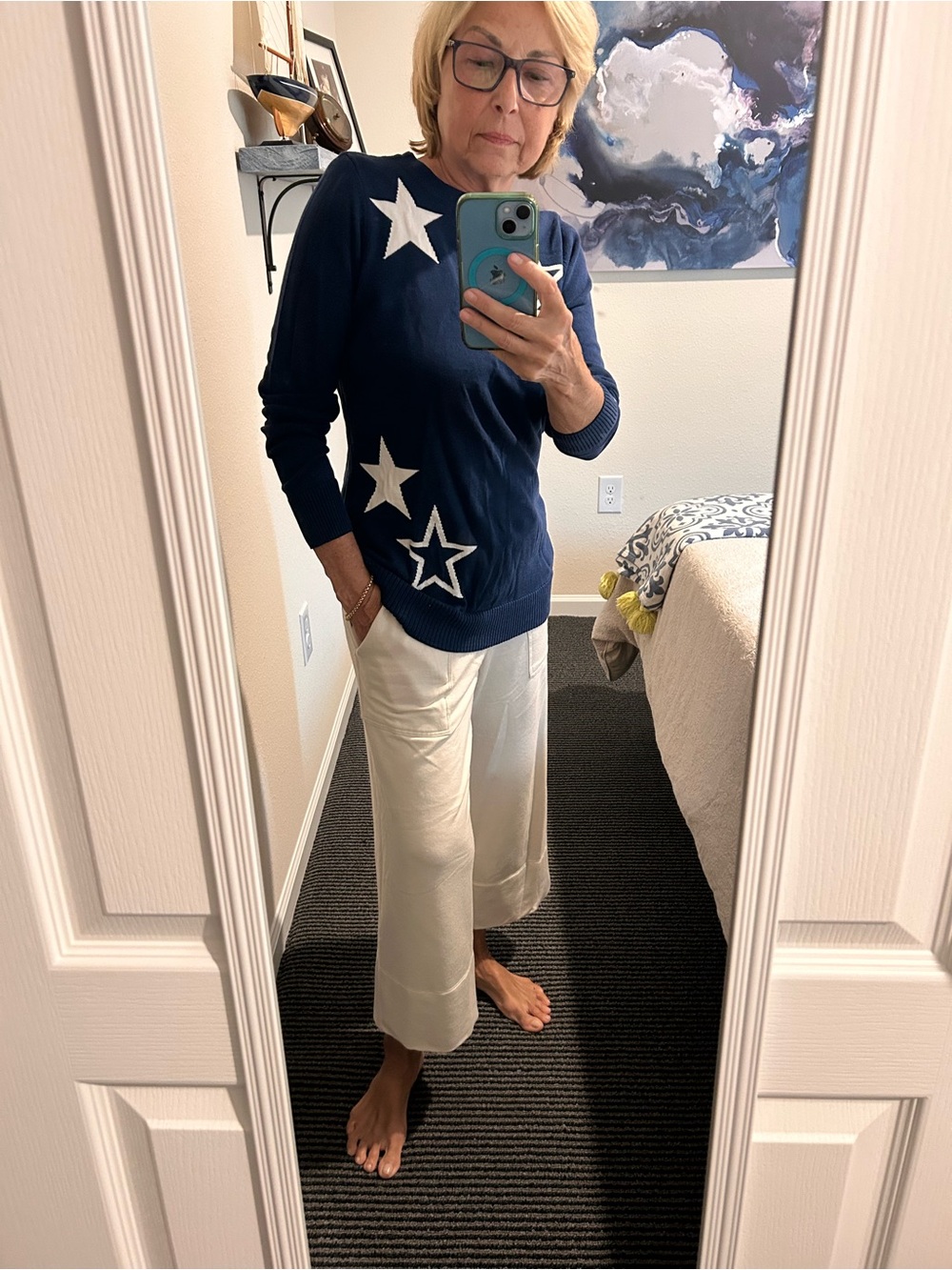Kim Gravel belle stars sweater